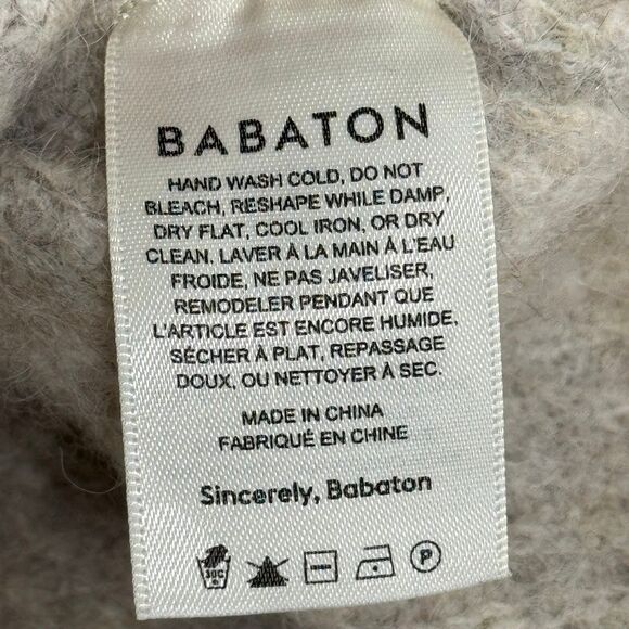 BABATON MARINO WOOL BLEND PULLOVER SWEATER SIZE SMALL - Picture 11 of 12